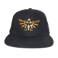 Black - Front - Legend Of Zelda Hyrule Logo Snapback Cap