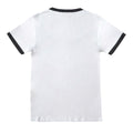 White - Back - Jurassic Park Unisex Adult Ringer Japanese Logo T-Shirt