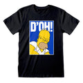 Black - Side - Simpsons Unisex Adult D´oh T-Shirt