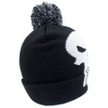 Black - Lifestyle - The Punisher Pom Pom Skull Beanie