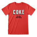 Red - Front - Coca-Cola Unisex Adult It´s The Real Thing T-Shirt