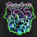Black - Side - Ghostbusters Womens-Ladies Arcade Neon T-Shirt Dress