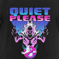 Black - Back - Ghostbusters Womens-Ladies Quiet Please T-Shirt Dress