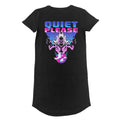Black - Front - Ghostbusters Womens-Ladies Quiet Please T-Shirt Dress