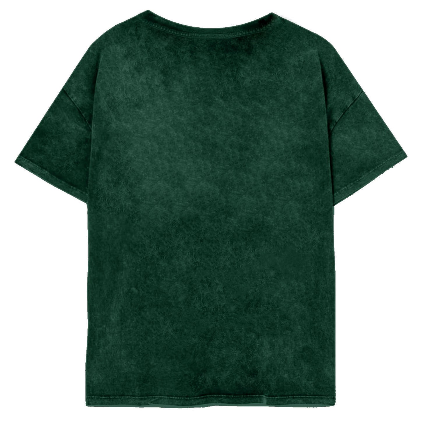 Green - Back - Harry Potter Womens-Ladies Slytherin Constellations Acid Wash T-Shirt