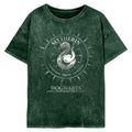 Green - Front - Harry Potter Womens-Ladies Slytherin Constellations Acid Wash T-Shirt
