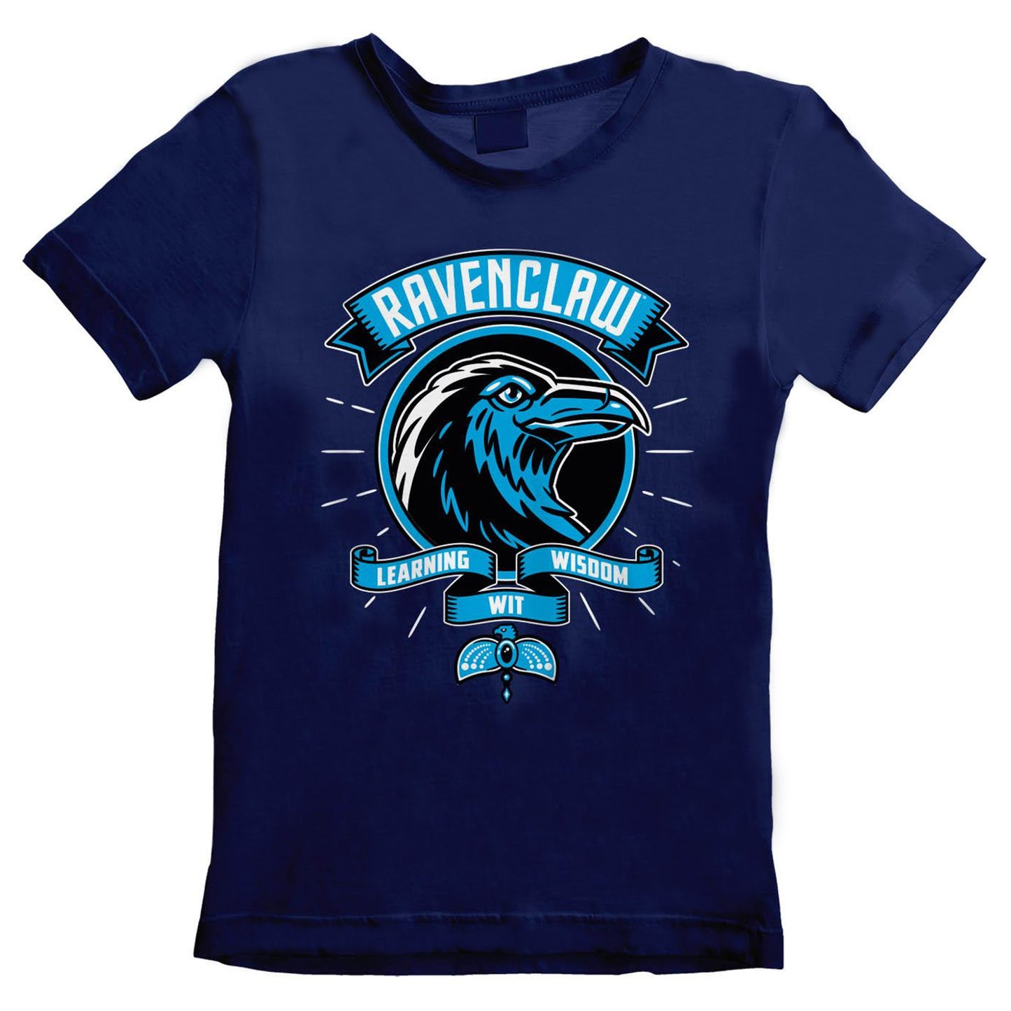 Blue - Front - Harry Potter Childrens-Kids Comic Style Ravenclaw T-Shirt