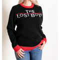 Black-Red - Back - The Lost Boys Unisex Adult Logo Knitted Jumper