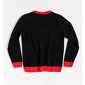 Black-Red - Side - The Lost Boys Unisex Adult Logo Knitted Jumper