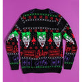 Multicoloured - Lifestyle - The Joker Unisex Adult Haha Holiday Knitted Christmas Jumper