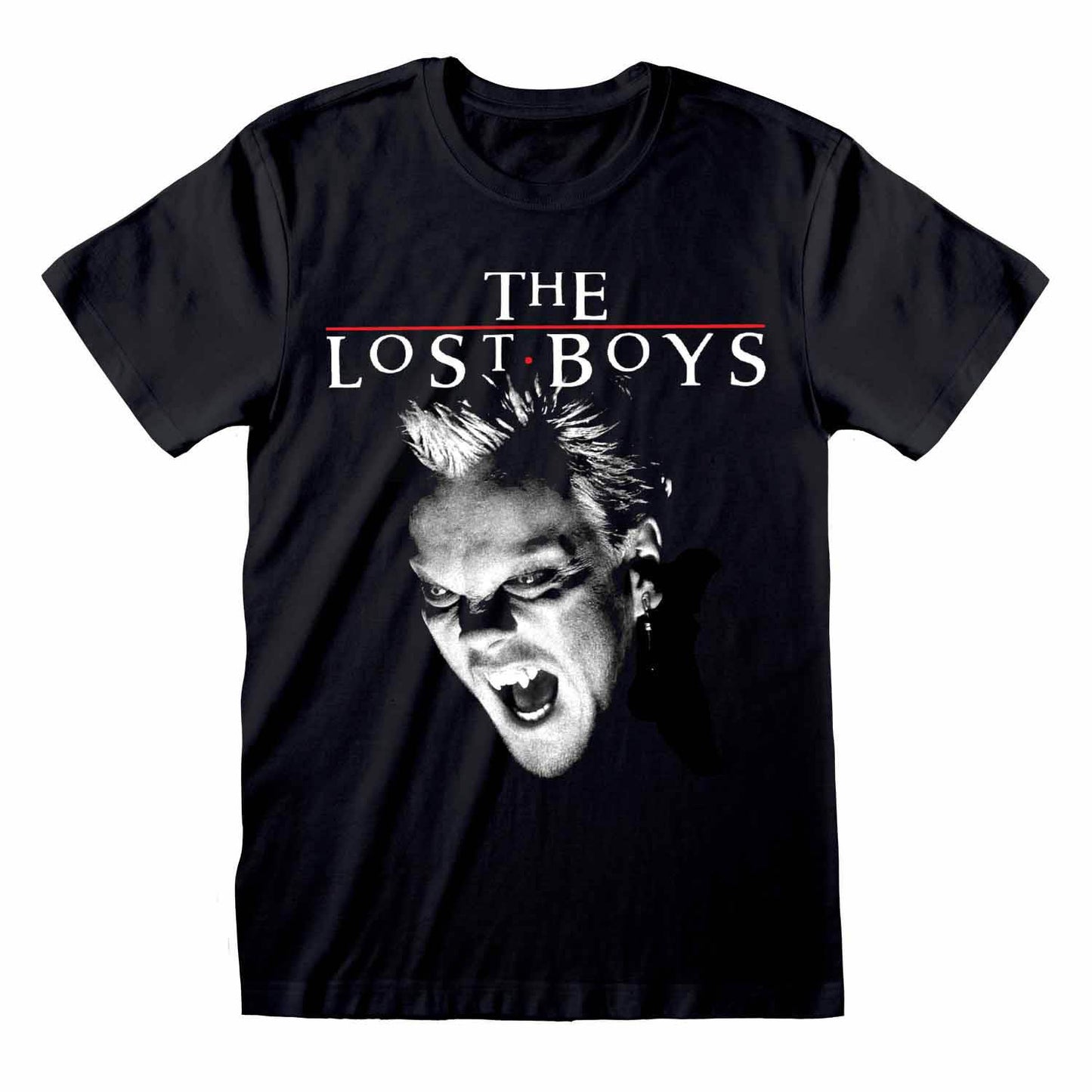 Black - Front - The Lost Boys Unisex Adult Vampire T-Shirt
