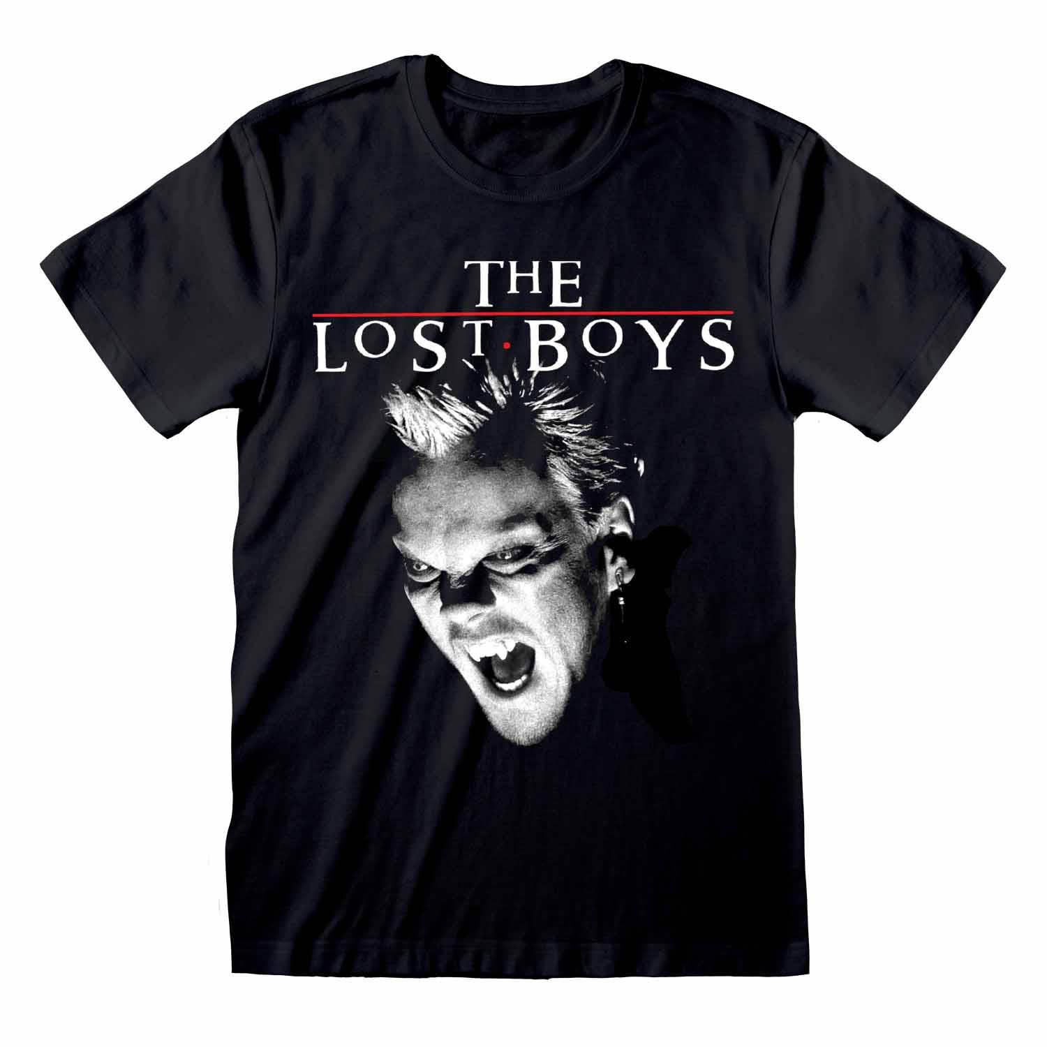 Black - Front - The Lost Boys Unisex Adult Vampire T-Shirt