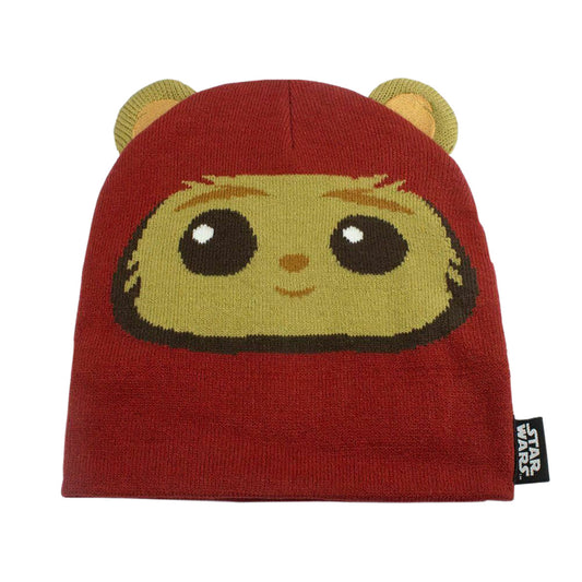 Brown - Front - Star Wars Unisex Adult Face Ewok Beanie