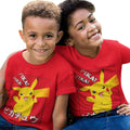 Red - Lifestyle - Pokemon Childrens-Kids Pika Pika Japanese T-Shirt