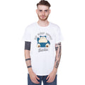 White - Side - Pokemon Unisex Adult Eat Sleep Repeat Snorlax T-Shirt