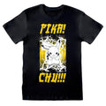Black - Front - Pokemon Unisex Adult Electrifying T-Shirt