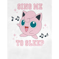 White - Side - Pokemon Womens-Ladies Sing Me To Sleep T-Shirt Dress