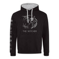 Black - Front - The Witcher Unisex Adult Symbol Pullover Hoodie