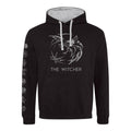 Black - Front - The Witcher Unisex Adult Symbol Pullover Hoodie