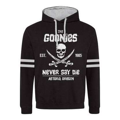 Black - Front - Goonies Unisex Adult Never Say Die Hoodie