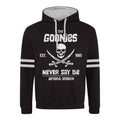 Black - Front - Goonies Unisex Adult Never Say Die Hoodie