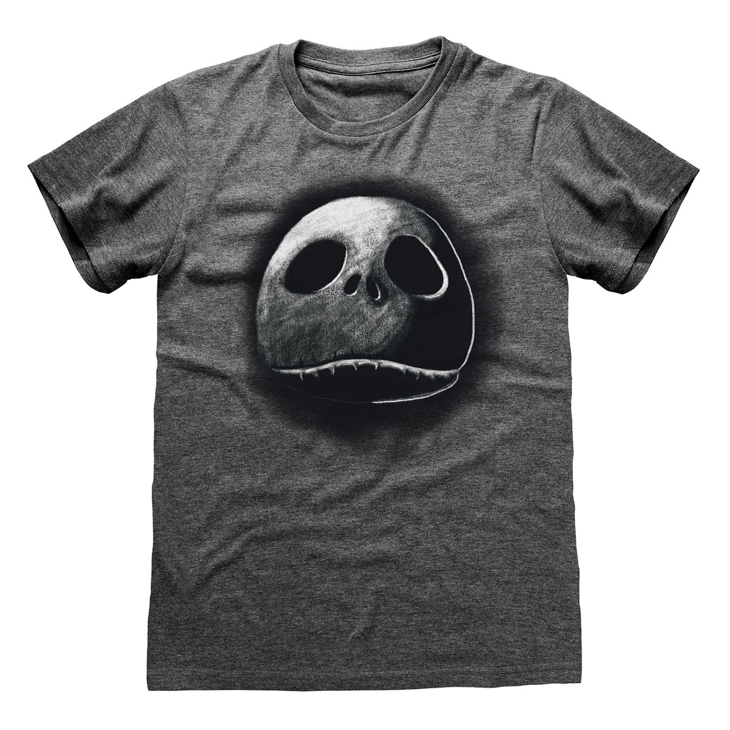 Dark Heather Grey - Front - Nightmare Before Christmas Unisex Adult Sketch T-Shirt