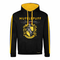 Black-Yellow - Front - Harry Potter Unisex Adult Hufflepuff Hoodie