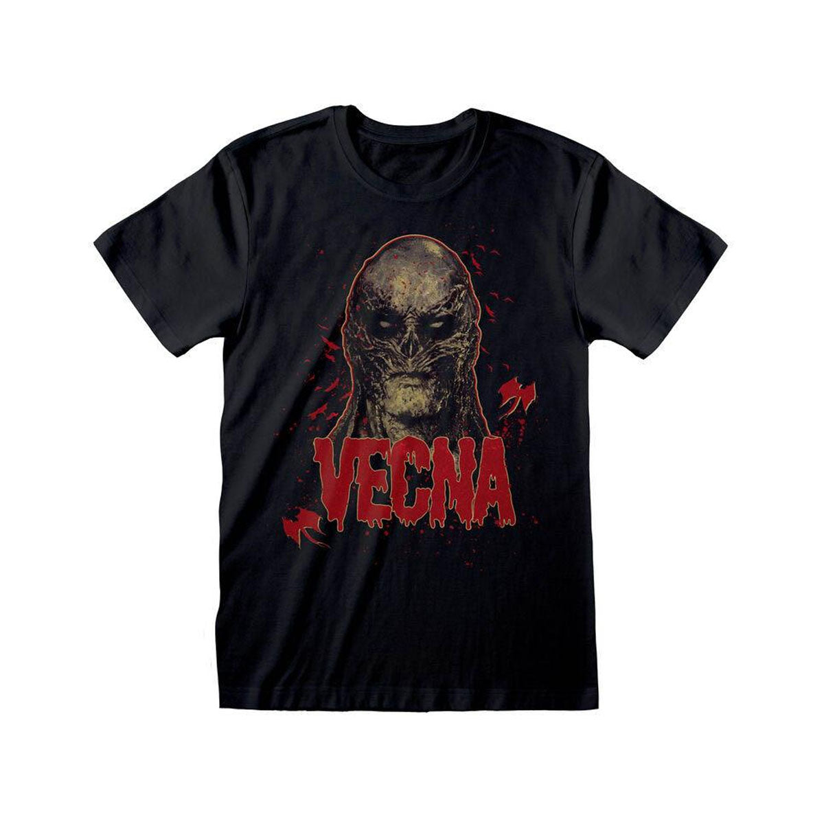Black - Front - Stranger Things Unisex Adult Vecna T-Shirt