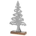 Silver - Front - The Noel Collection Christmas Tree Ornament