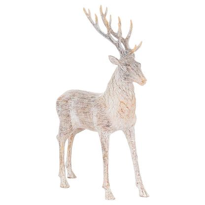 Grey - Front - Hill Interiors Stag Statue