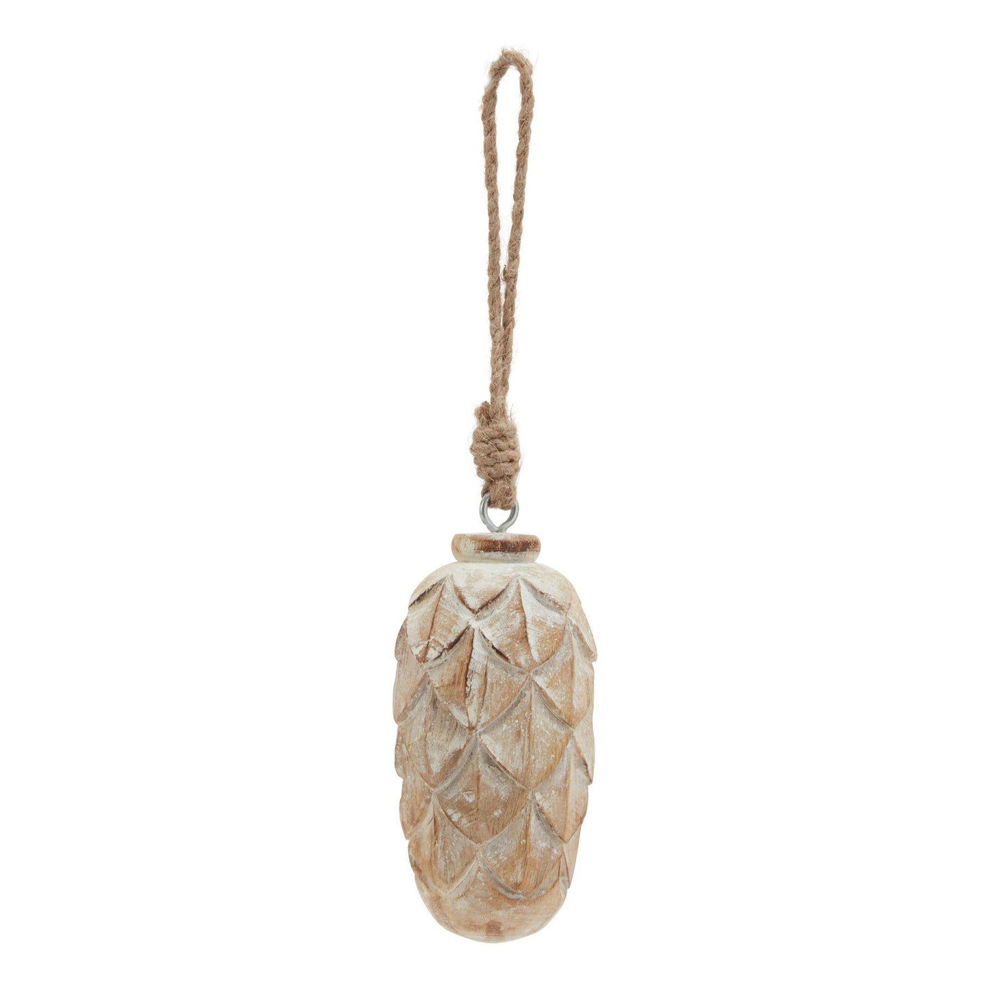 Brown - Back - Hill Interiors Antique Pine Cone Bauble
