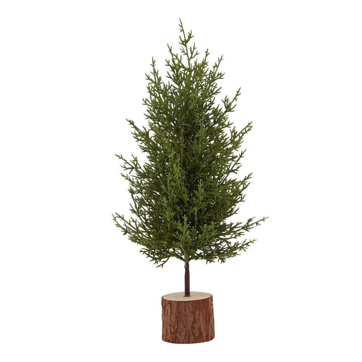 Brown-Green - Front - Hill Interiors Fir Artificial Tree