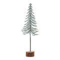Brown-White-Green - Front - Hill Interiors Snowy Spindle Tree Christmas Decoration