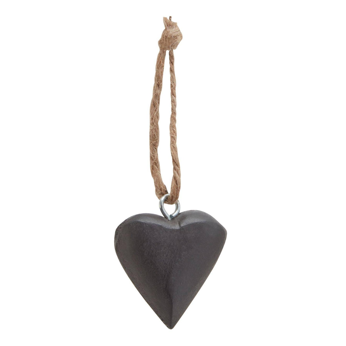 Brown-Black - Lifestyle - Hill Interiors Wooden Heart Hanging Ornament (Pack of 90)