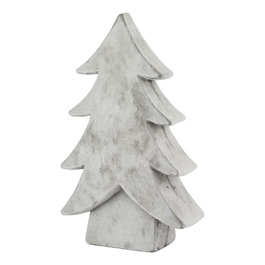 White - Front - Hill Interiors Athena Christmas Tree Decoration