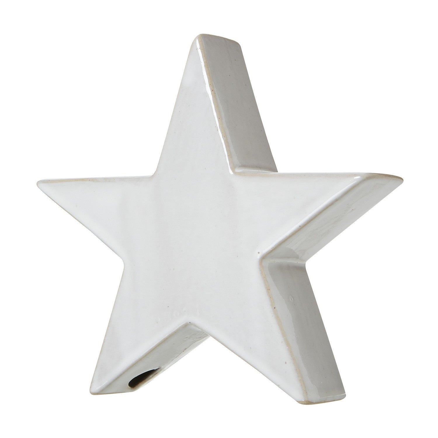 White - Back - Hill Interiors Standing Star Decoration