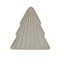White - Back - Hill Interiors Ceramic Christmas Tree Dish