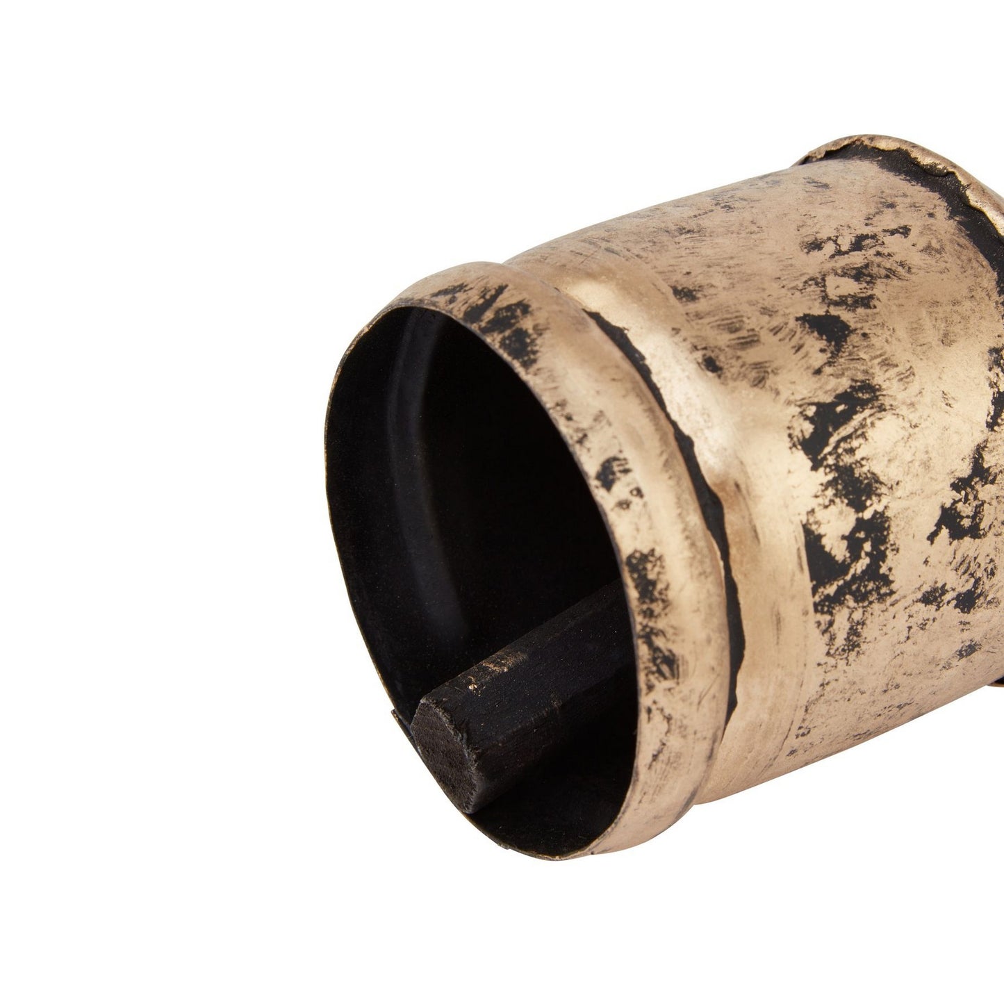 Gold - Side - Hill Interiors Antique Bell Bauble