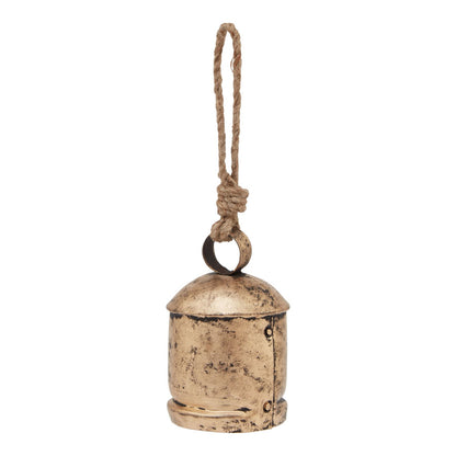 Gold - Front - Hill Interiors Antique Bell Bauble
