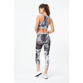 Black-White - Side - Hype Womens-Ladies Marble Bralette