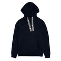 Navy - Front - Hype Womens-Ladies Drawstring Pullover Hoodie