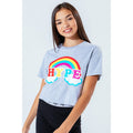 Grey - Lifestyle - Hype Childrens-Kids Rainbow T-Shirt