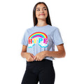Grey - Front - Hype Childrens-Kids Rainbow T-Shirt