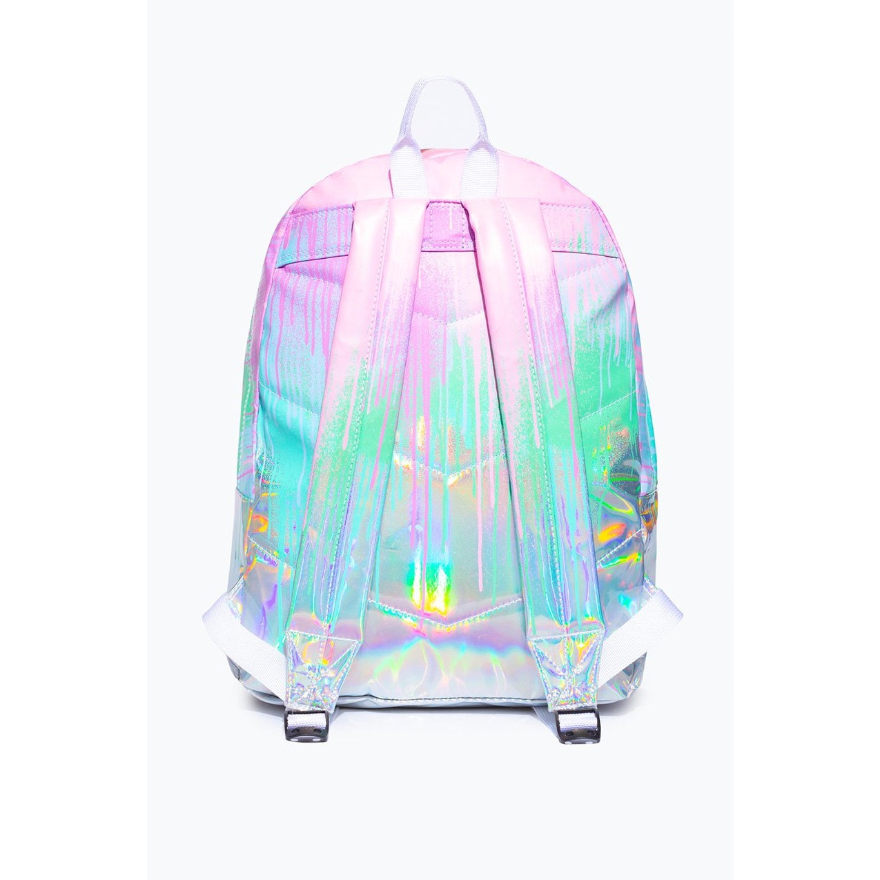 Pink-Green - Back - Hype Holo Drips Backpack