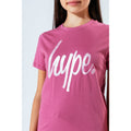Mauve - Lifestyle - Hype Childrens-Kids Foil Script T-Shirt