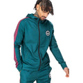 Green - Front - Hype Mens Forest Track Hoodie
