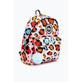 Multicoloured - Side - Hype Star Leopard Print Backpack