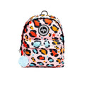 Multicoloured - Front - Hype Star Leopard Print Backpack