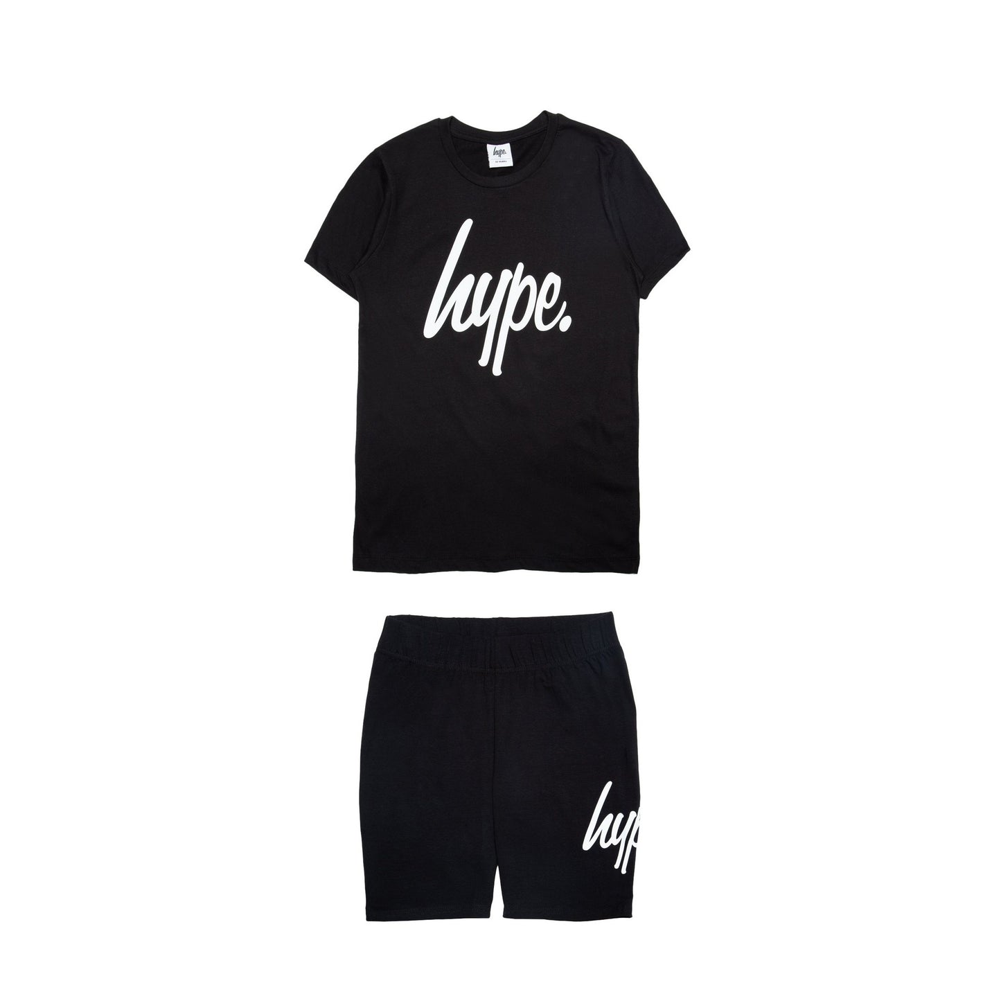 Black - Front - Hype Girls T-Shirt & Shorts Set