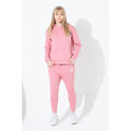 Pink - Back - Hype Childrens-Kids Script Joggers